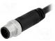Zástrčka  M12  PIN  8  vidlica  kód A-DeviceNet / CANopen  1m  30V
