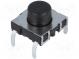 Mikrospínač TACT  SPST-NO  Polohy 2  0,01A/12VDC  THT  žiadne