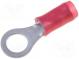 Káblové oko  M5  0,3÷1,4mm2  krimpovacie  na kábel  izolovaná