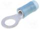Káblové oko  M5  Ø  5,26mm  1,25÷2mm2  krimpovacie  na kábel  modrý