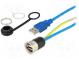 Kábel-adaptér  USB A zásuvka,USB A vidlica  1310  V  USB 2.0