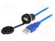 Kábel-adaptér  USB A zásuvka,USB A vidlica  1310  s záslepkou