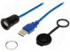 Kábel-adaptér  USB A zásuvka,USB A vidlica  1310  s záslepkou