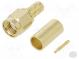 Zástrčka  SMA  vidlica  priamy  50Ω  krimpovacie  na kábel  teflón