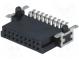 Konektor  plošný spoj-plošný spoj  zásuvka  PIN  18  1,27mm  SMT
