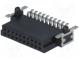 Konektor  plošný spoj-plošný spoj  zásuvka  PIN  20  1,27mm  SMT