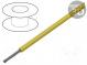 Vodič  HookUp Wire PVC  lanko  Cu  24AWG  žltá  PVC  1kV  30,5m