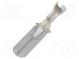 Faston  plochý  6,3mm  0,8mm  samec  0,8÷2,1mm2  krimpovacie