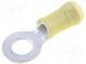 Káblové oko  M6  Ø  6,7mm  3÷6mm2  krimpovacie  na kábel  izolovaná