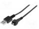 Kábel-adaptér  USB A vidlica,vidlica mini USB B (utesnená)