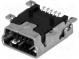 Zásuvka  USB B mini  na PCB  SMT  PIN  5  vodorovné  Balenie  tácka