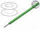 Vodič  HookUp Wire PVC  lanko  Cu  24AWG  zelená  PVC  600V  305m