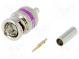 Zástrčka  BNC  vidlica  75Ω  B1855A  krimpovacie  na kábel