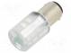 Kontrolka  LED  BA15D,T20  zelená  plast  230VAC  230VDC  -20÷60°C