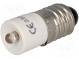 LED lampa  biela  E10  230VAC  Poč.diód  1