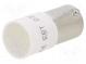 Kontrolka  LED  BA9S,T10  Biela  plast  230VAC  230VDC  -20÷60°C