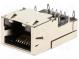 Zásuvka  RJ45  PIN  8  Usporiad.kol  8p8c  Press Fit  na PCB