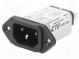 Konektor  napájacie AC  zásuvka  vidlica  3A  250VAC  IEC 60320