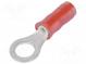 Káblové oko  Ø  5mm  0,5÷0,6mm2  krimpovacie  na kábel  izolovaná