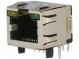 Zásuvka  RJ45  PIN  8  Kat  5  tienené,s LED diódou  pozlátený  THT