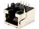 Zásuvka  RJ45  PIN  8  Usporiad.kol  8p8c  THT  na PCB