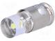 LED lampa  biela studená  S5,7s  24÷28VDC  Poč.diód  1  -30÷75°C