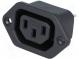 Konektor  napájacie AC  zásuvka  zásuvka  10A  250VAC  IEC 60320