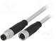 Kábel  pre senzory/automatiku  M8-M8  vidlica  zásuvka  PIN  4