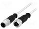 Kábel  pre senzory/automatiku  PIN  3  M12-M12  0,5m  zástrčka