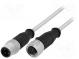 Kábel  pre senzory/automatiku  PIN  3  M12-M12  1m  zástrčka