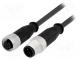 Kábel  pre senzory/automatiku  PIN  3  M12-M12  0,5m  zástrčka