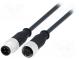 Kábel  pre senzory/automatiku  PIN  4  M12-M12  7,5m  zástrčka