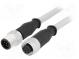 Kábel  pre senzory/automatiku  PIN  8  M12-M12  7,5m  zástrčka