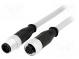 Kábel  pre senzory/automatiku  PIN  12  M12-M12  0,5m  zástrčka