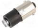 LED lampa  červená  BA9S  24÷28VDC  Poč.diód  1  -30÷85°C  5mm