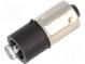 LED lampa  zelená  BA9S  24÷28VDC  Poč.diód  1  -30÷85°C  5mm