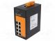 Switch Ethernet  neriadený  Počet portov  8  18÷30VDC  DIN  RJ45