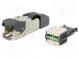 Zástrčka  RJ45  PIN  8  Kat  6a  tienené  Usporiad.kol  8p8c  5÷9mm