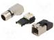 Zástrčka  RJ45  PIN  8  Kat  6a  tienené  Usporiad.kol  8p8c  IDC