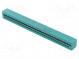 Hranové  PIN  60  spájkovanie  na PCB  pozlátený  3,96mm  305