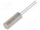 Rezonátor  kryštálový  32,768kHz  ±20ppm  12,5pF  THT  TC38  Ø3x8mm