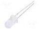 LED  5mm  biela studená  14250÷28500mcd  15°  20mA  2,8÷3,6V