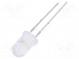 LED  5mm  biela teplá  7150÷14250mcd  30°  20mA  2,8÷3,6V