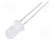 LED  5mm  biela teplá  3600÷7150mcd  30°  20mA  2,8÷3,6V  Poč.výv  2
