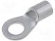 Káblové oko  M6  8mm2  krimpovacie  na kábel  neizolovaná  meď