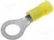 Káblové oko  M8  Ø  8,4mm  3÷6mm2  krimpovacie  na kábel  izolovaná