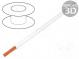 Vodič  HookUp Wire Silicone  lanko  Cu  silikón  biela  -40÷150°C
