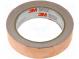 Páska  elektricky vodivá  W  25mm  L  16,5m  Thk  0,101mm  meď  UL510
