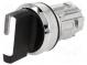 Prepínač  otočný  Stab.pol  1  22mm  biela  IP67  Tlačidlo  zvýšený