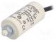 Kondenzátor  pre motory, pracovný  2uF  425VAC  Ø28x55mm  ±5%